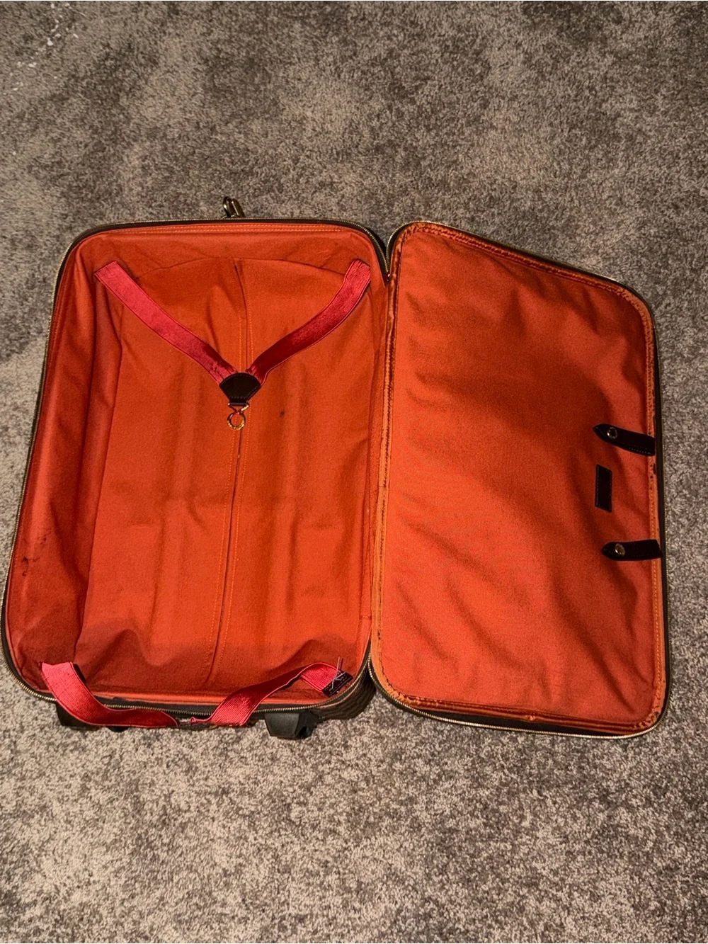 Authentic Louis Vuitton Damier Ebene Rolling Carry-On Suitcase - Pre-Owned